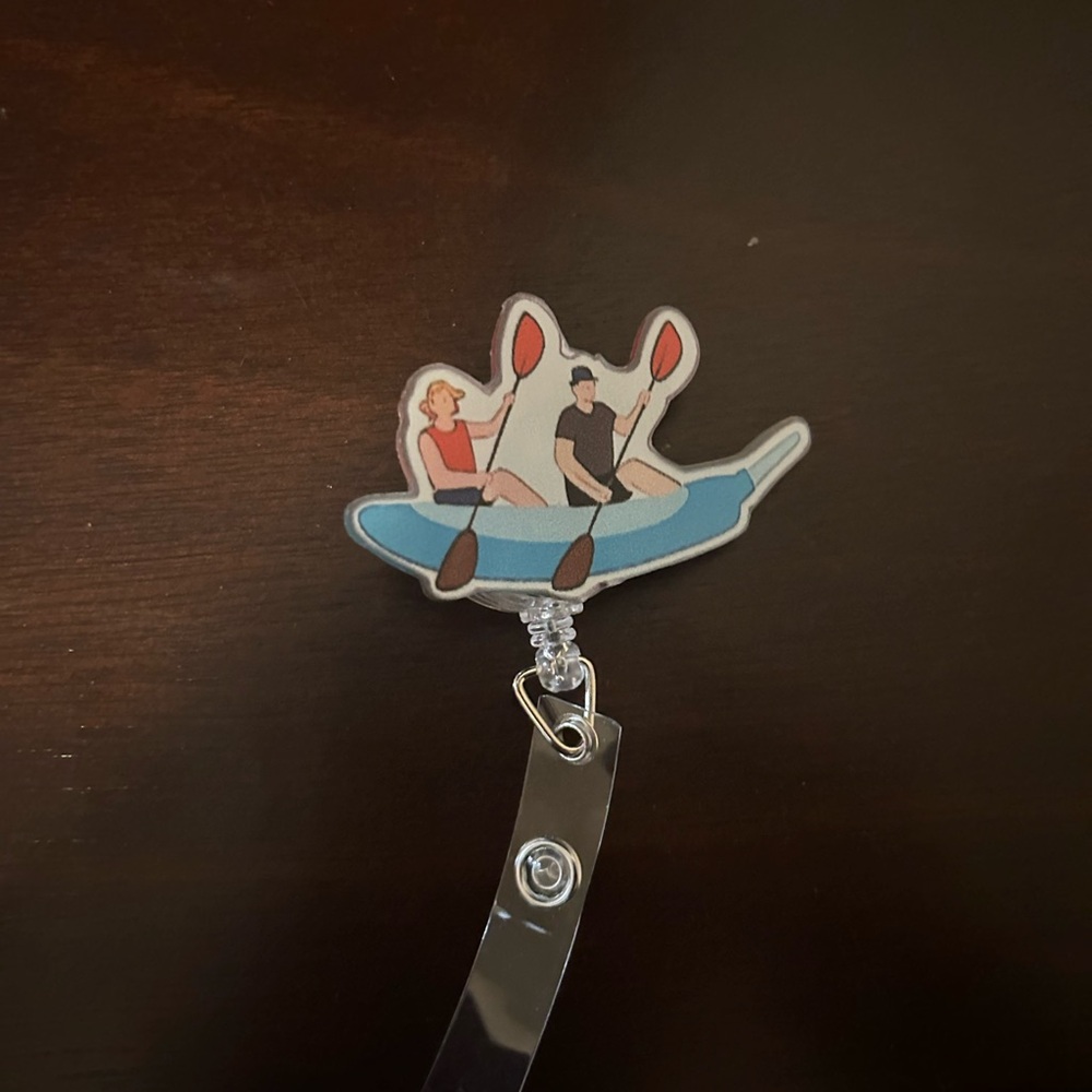 External catheter (purewick) badge reel funny